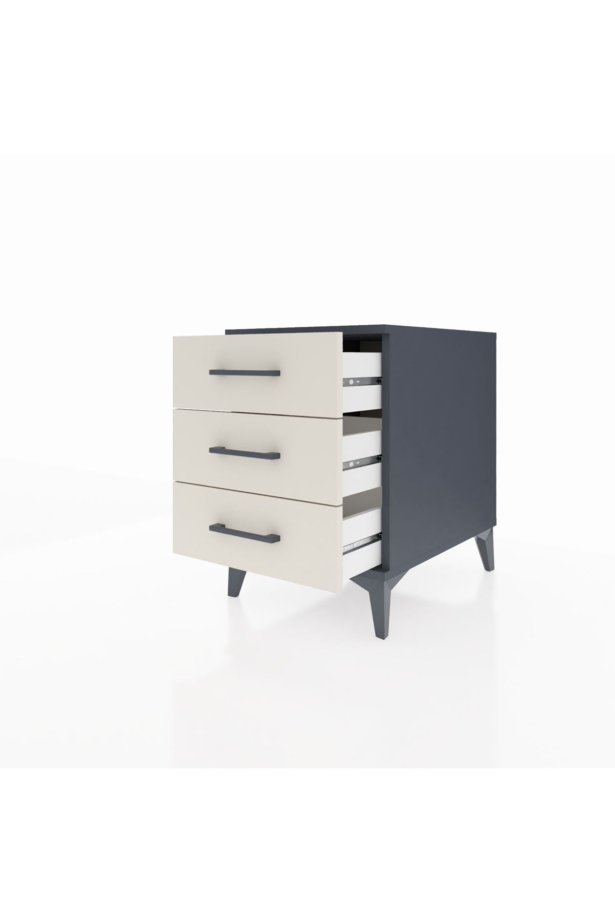 Kronos Komodin 3 Çekmeceli 44x59x64 - S73M001V4C