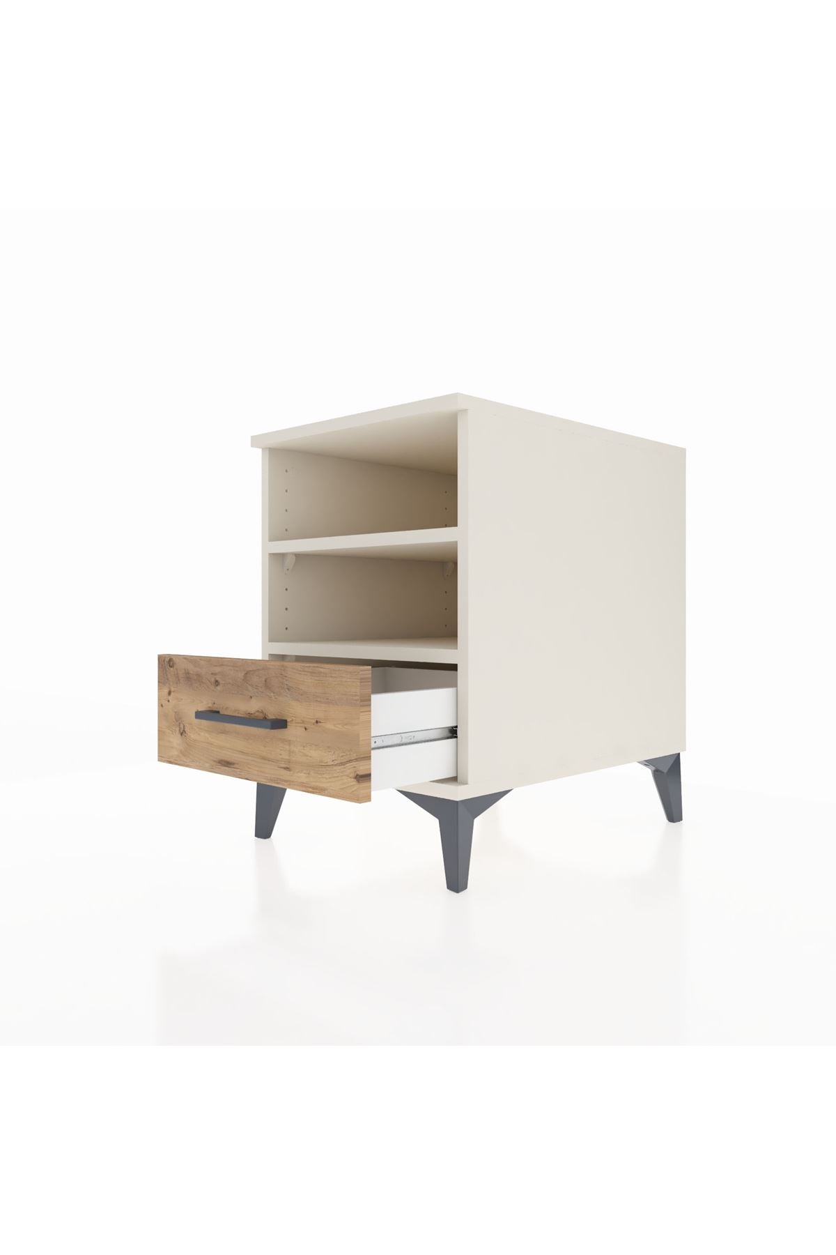 Kronos Komodin 2 Raflı Tek Çekmeceli 44x59x64 - S73M004V3C