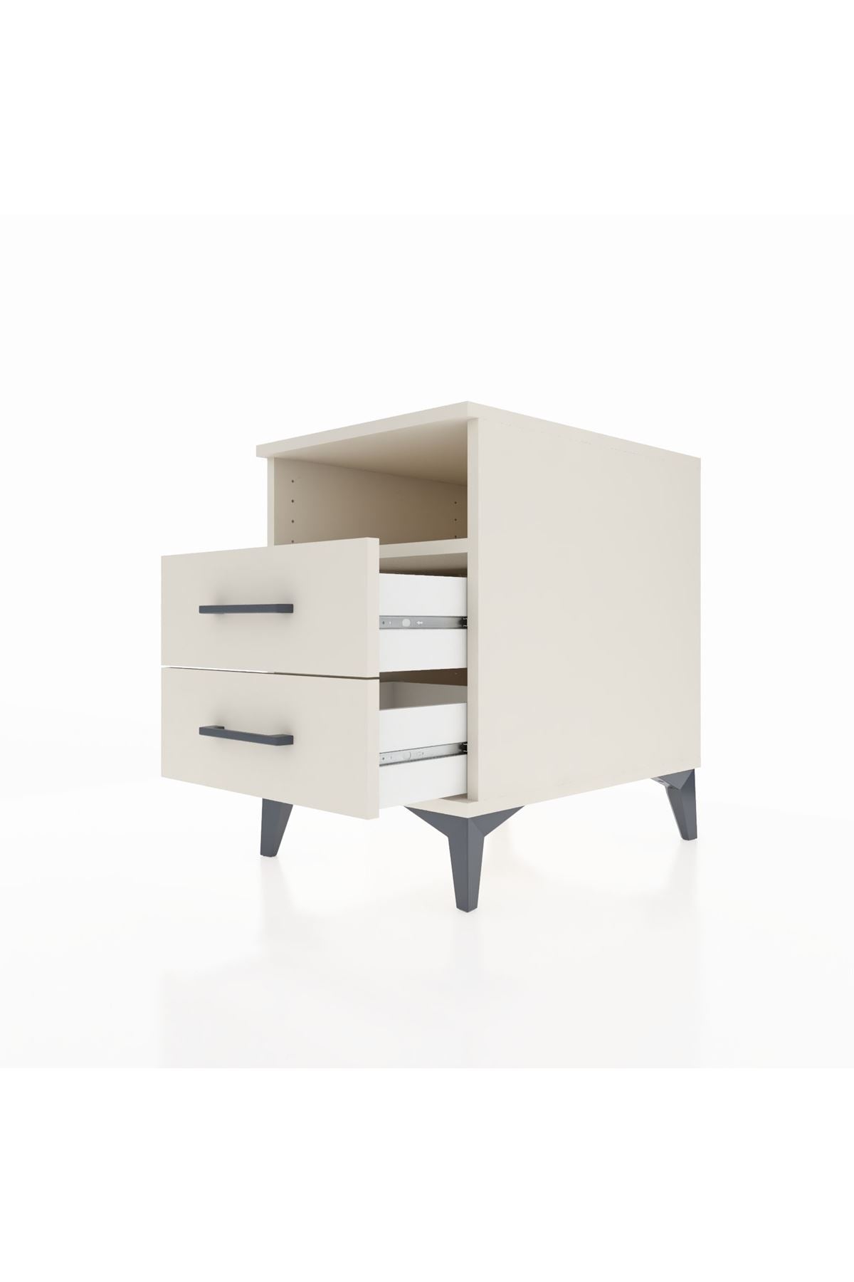 Kronos Komodin Tek Raflı 2 Çekmeceli 44x59x64 - S73M005V1C
