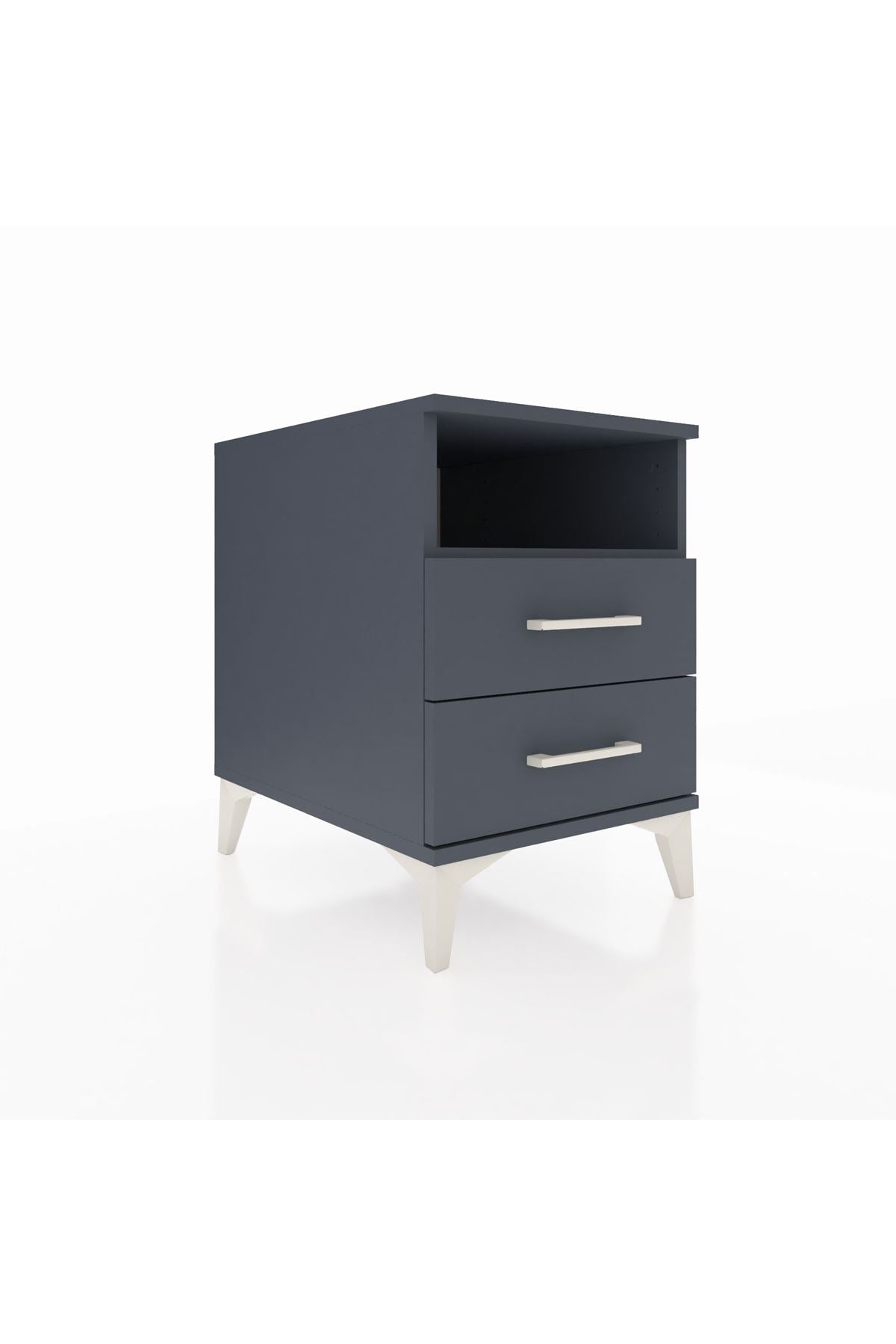 Kronos Komodin Tek Raflı 2 Çekmeceli 44x59x64 - S73M005V5C