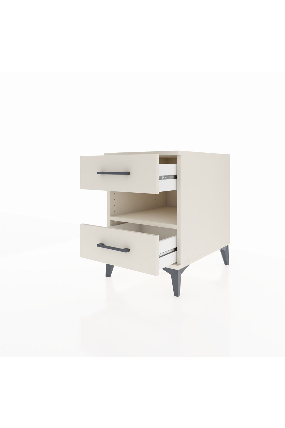 Kronos Komodin Tek Raflı 2 Çekmeceli 44x59x64 - S73M006V1C