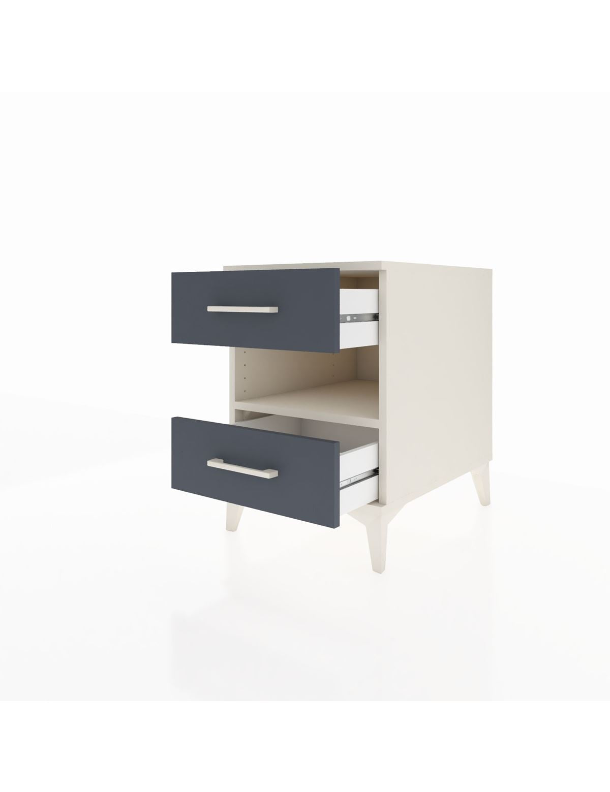 Kronos Komodin Tek Raflı 2 Çekmeceli 44x59x64 - S73M006V2C