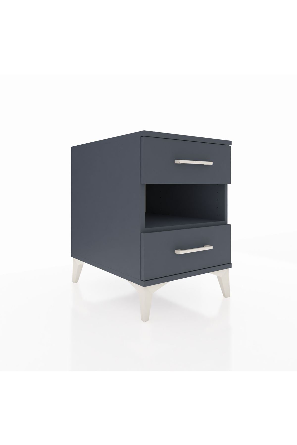 Kronos Komodin Tek Raflı 2 Çekmeceli 44x59x64 - S73M006V5C