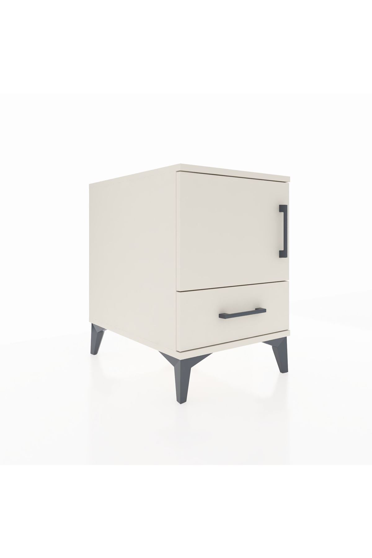 Kronos Komodin 2 Raflı Tek Çekmeceli Tek Kapaklı 44x59x64 - S73M007V1C