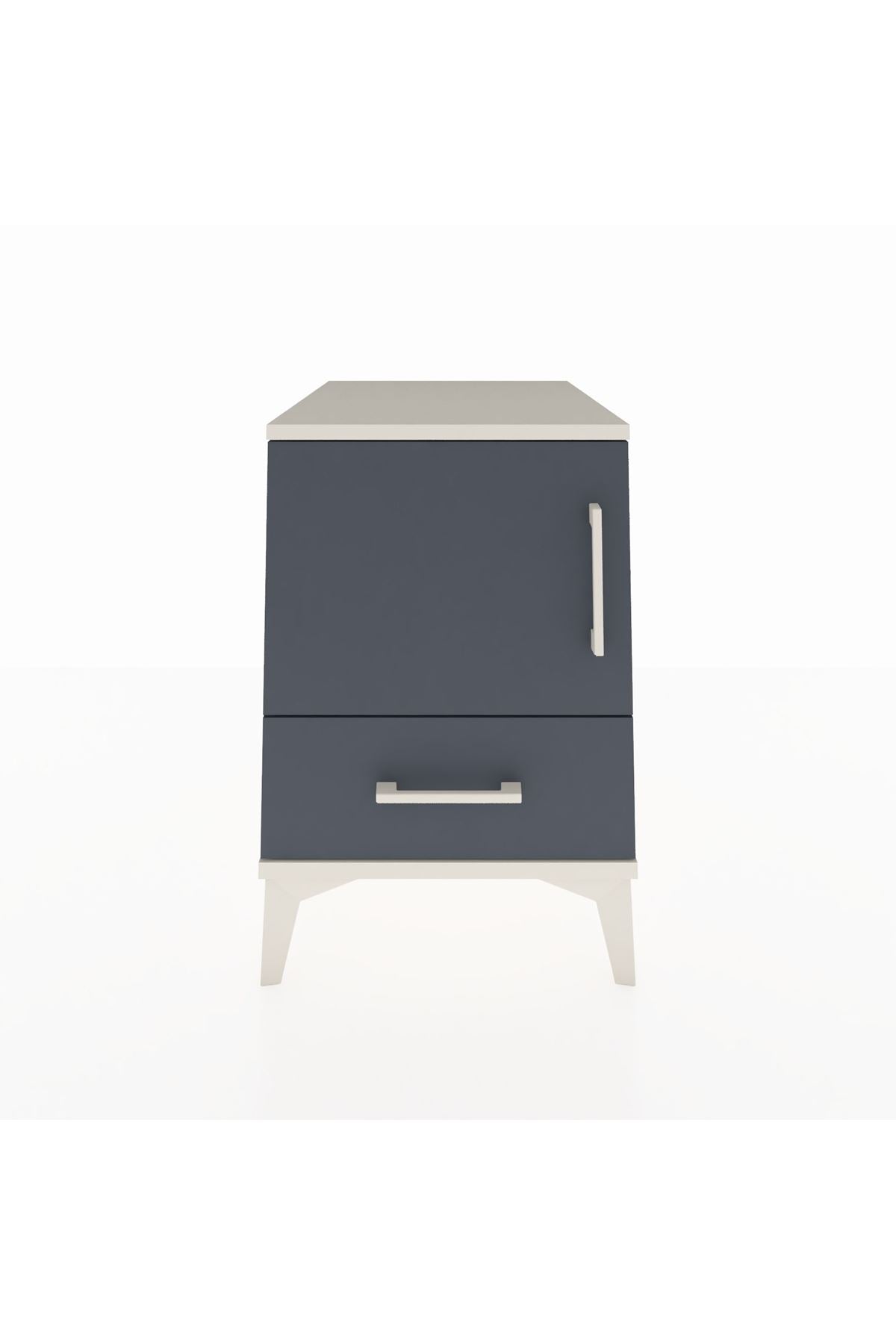 Kronos Komodin 2 Raflı Tek Çekmeceli Tek Kapaklı 44x59x64 - S73M007V2C