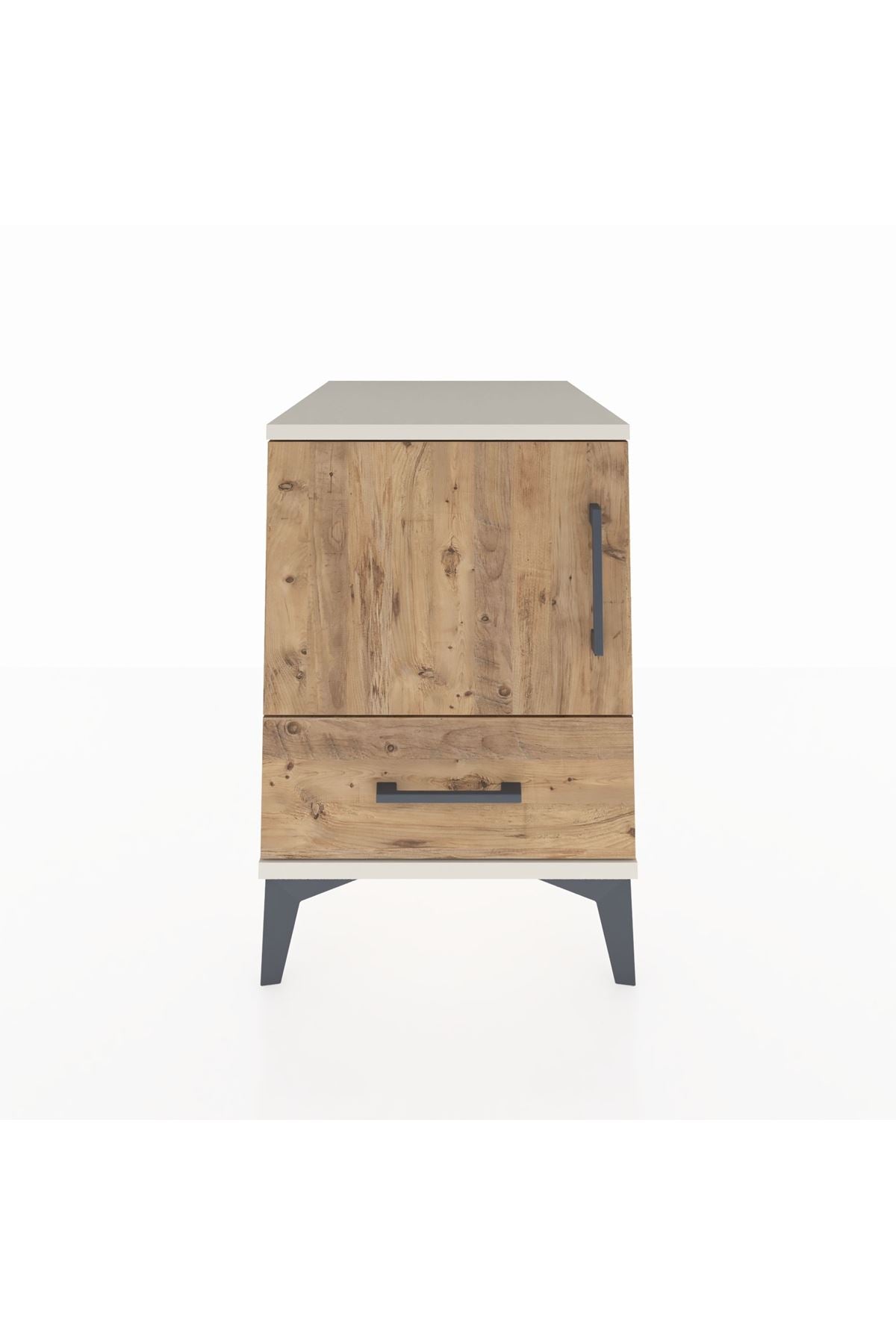 Kronos Komodin 2 Raflı Tek Çekmeceli Tek Kapaklı 44x59x64 - S73M007V3C