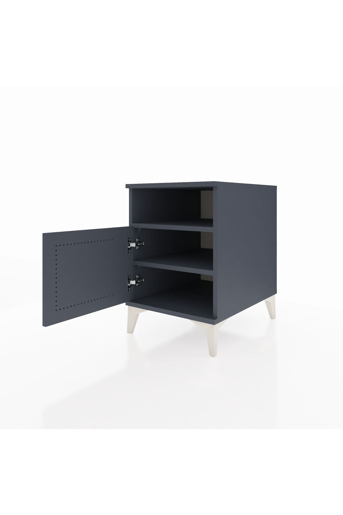 Kronos Komodin 2 Raflı Tek Kapaklı 44x59x64 - S73M009V5C