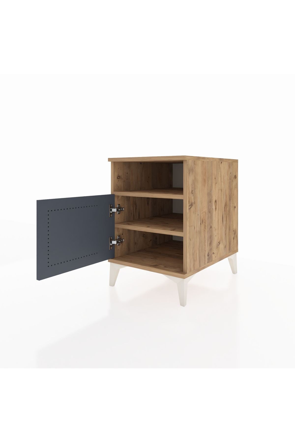 Kronos Komodin 2 Raflı Tek Kapaklı 44x59x64 - S73M009V8C