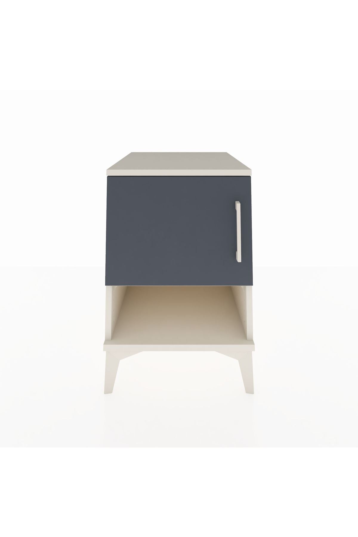 Kronos Komodin 2 Raflı Tek Kapaklı 44x59x64 - S73M010V2C