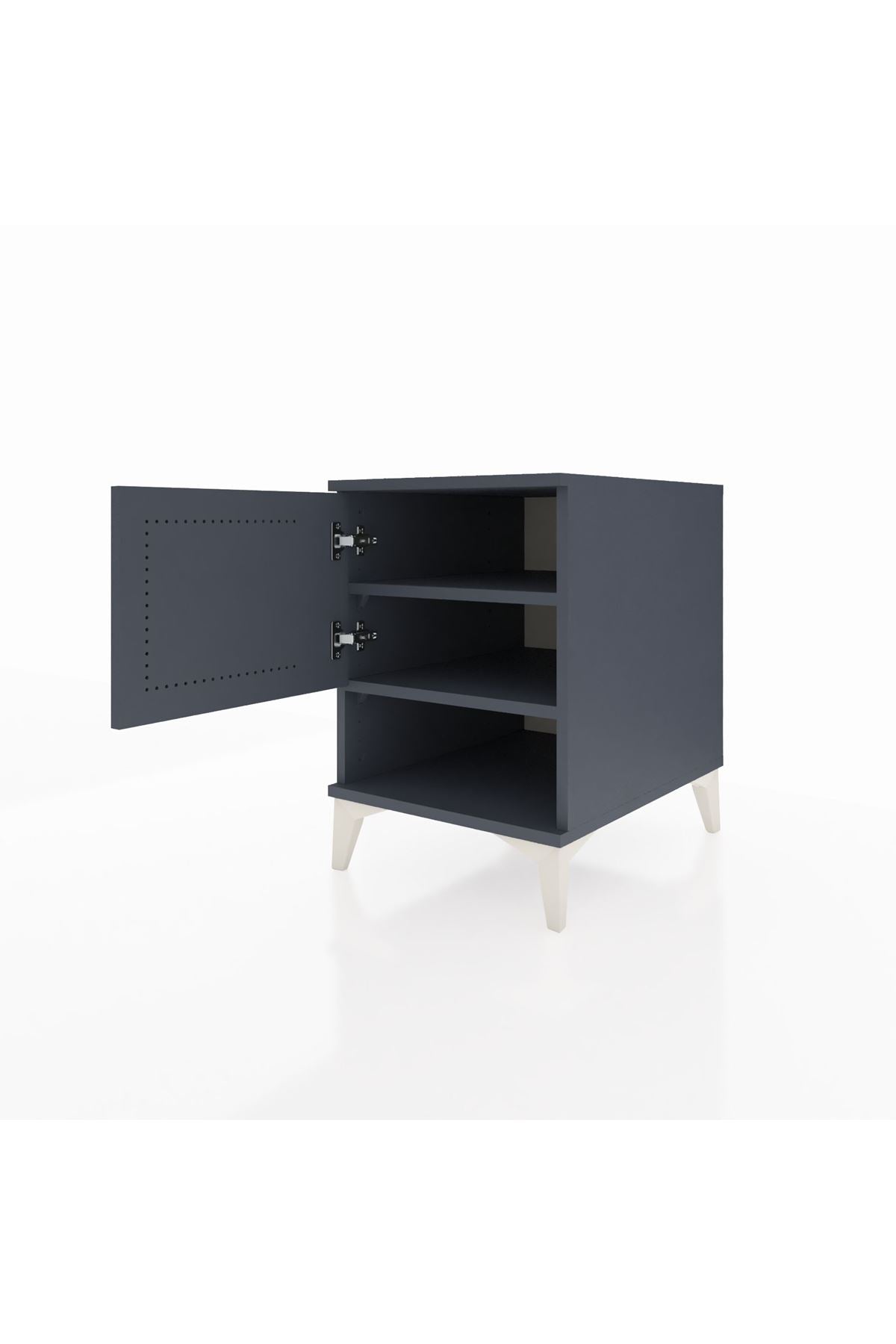 Kronos Komodin 2 Raflı Tek Kapaklı 44x59x64 - S73M010V5C