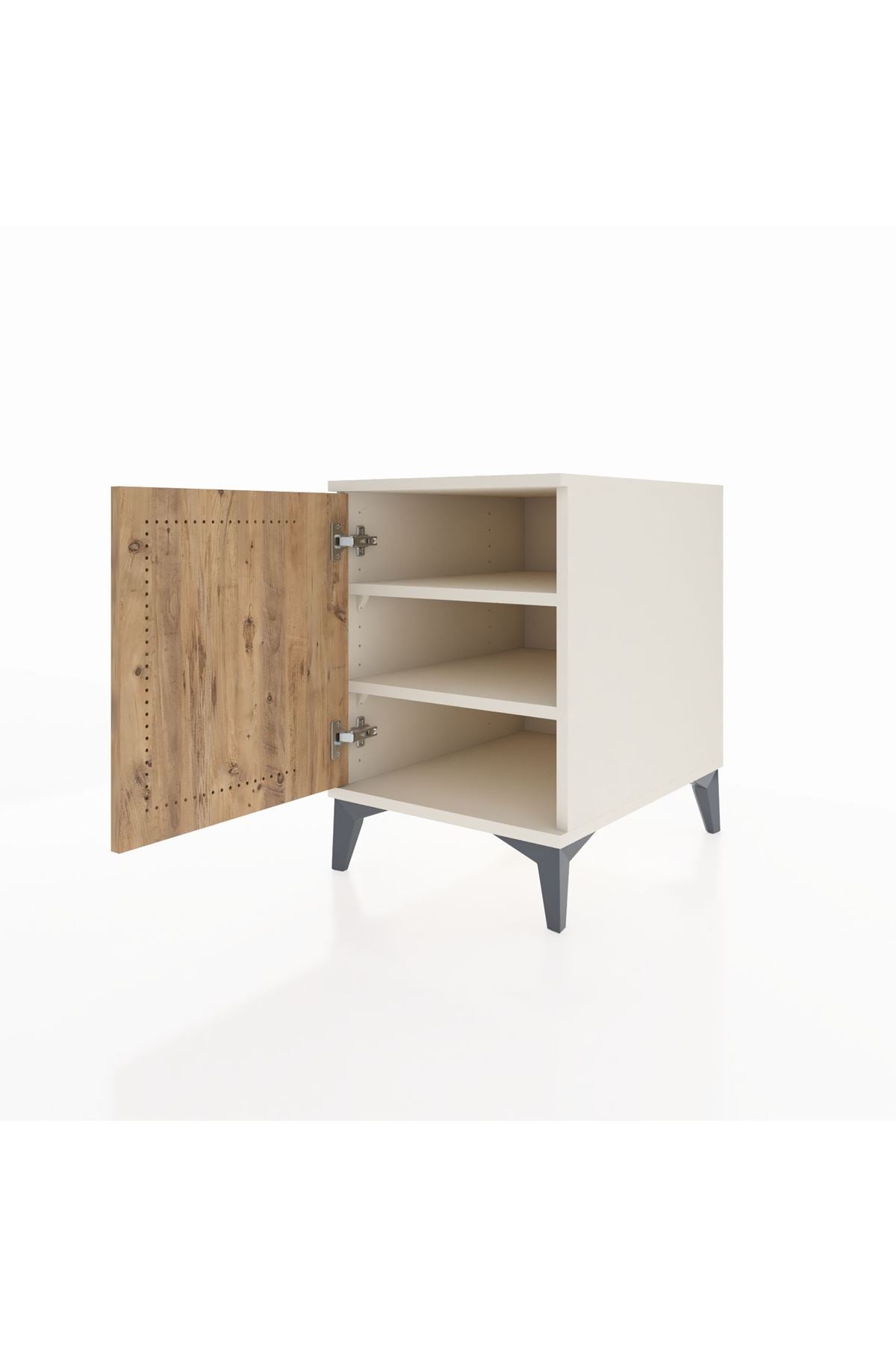 Kronos Komodin 2 Raflı Tek Kapaklı 44x59x64 - S73M011V3C