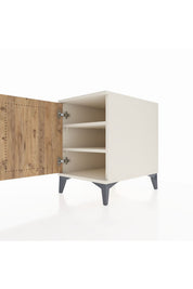 Kronos Komodin 2 Raflı Tek Kapaklı 44x59x64 - S73M011V3C