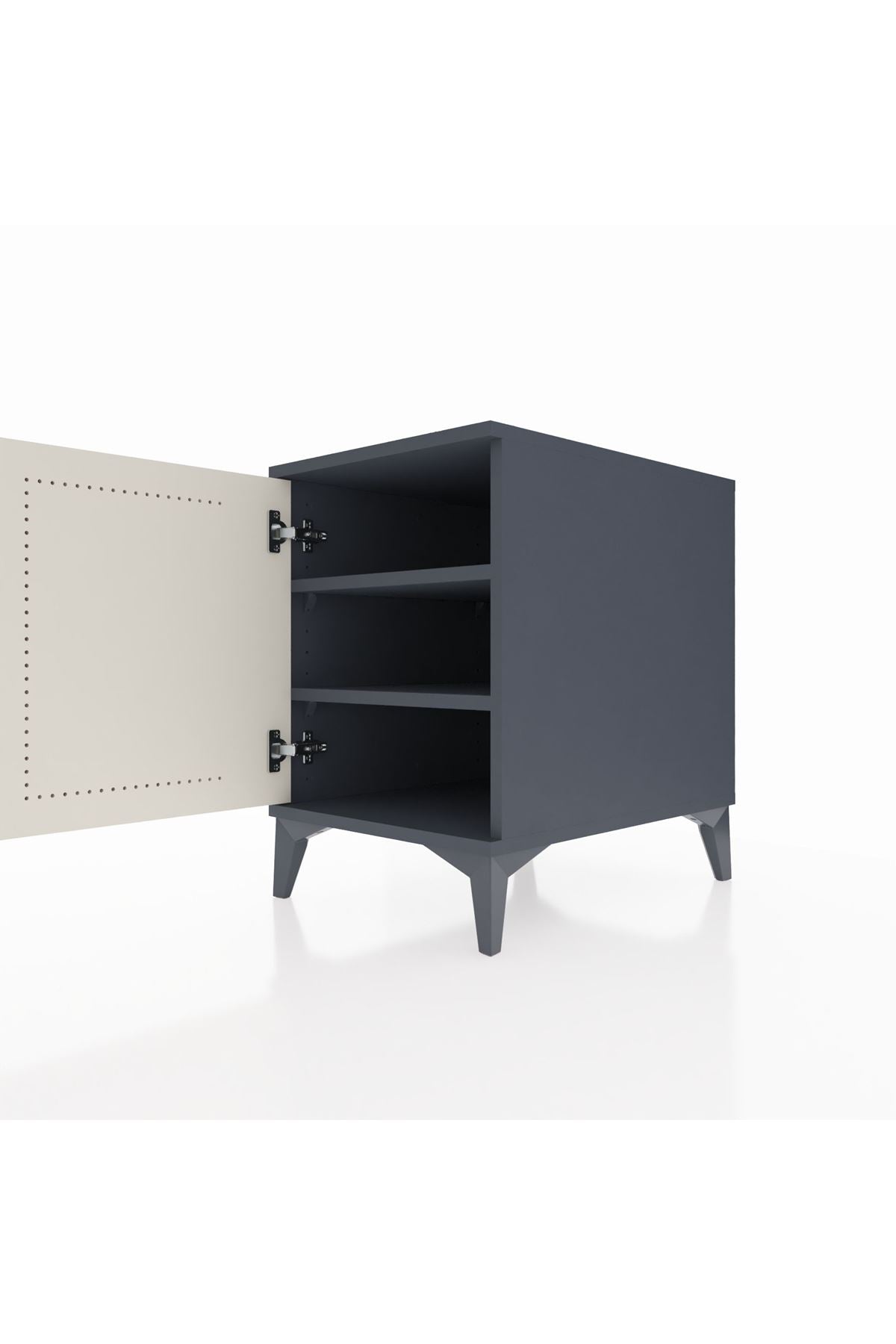 Kronos Komodin 2 Raflı Tek Kapaklı 44x59x64 - S73M011V4C