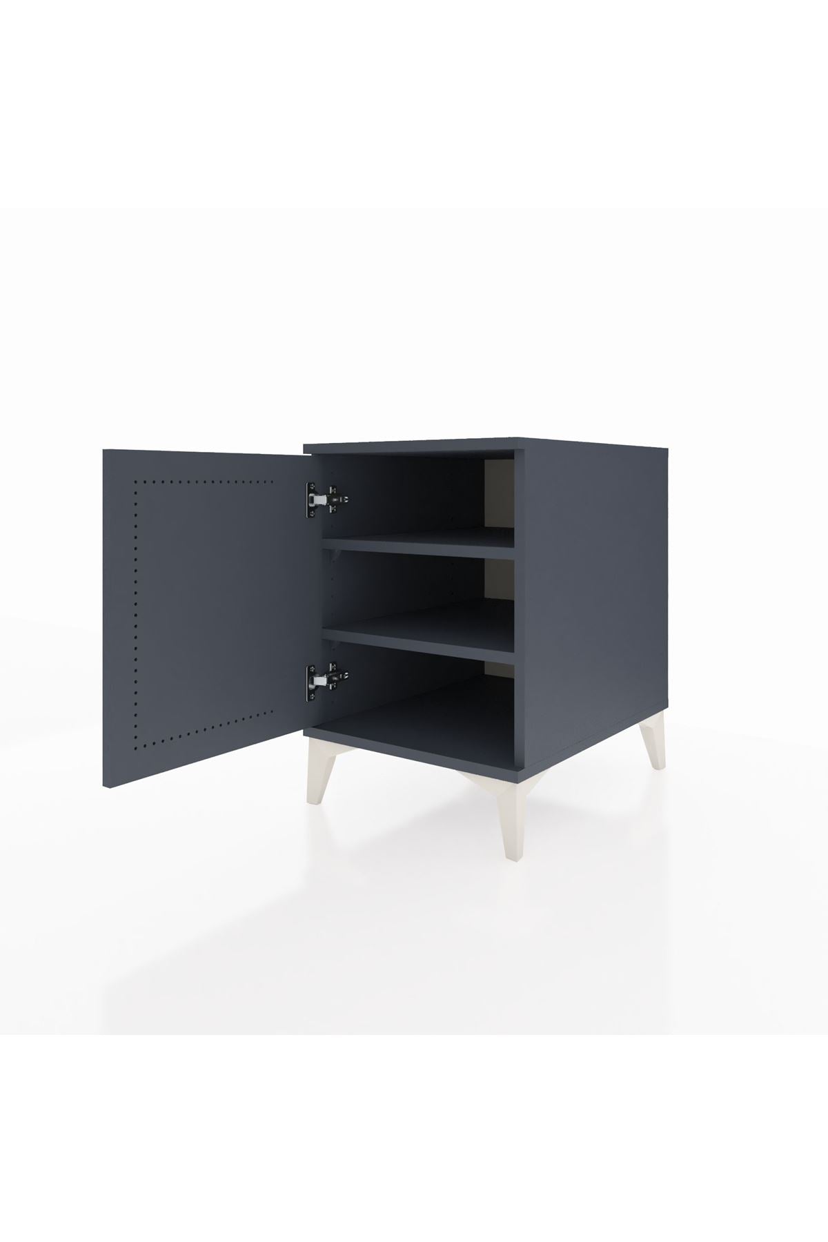 Kronos Komodin 2 Raflı Tek Kapaklı 44x59x64 - S73M011V5C