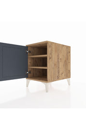 Kronos Komodin 2 Raflı Tek Kapaklı 44x59x64 - S73M011V8C