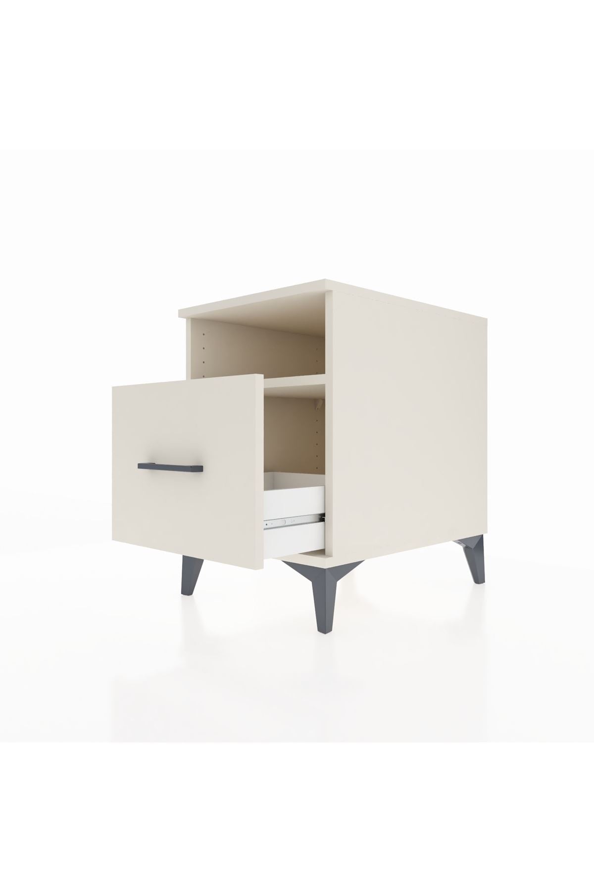 Kronos Komodin Tek Raflı Tek Çekmeceli 44x59x64 - S73M015V1C