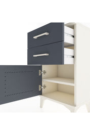Arges Komodin 2 Raflı Tek Kapaklı 44x30x80 - S08M001V2A