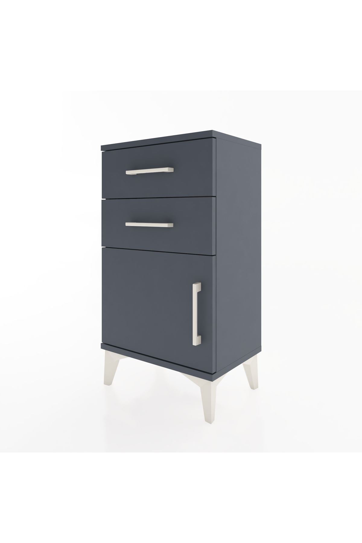 Arges Komodin 2 Raflı Tek Kapaklı 44x30x80 - S08M001V5A