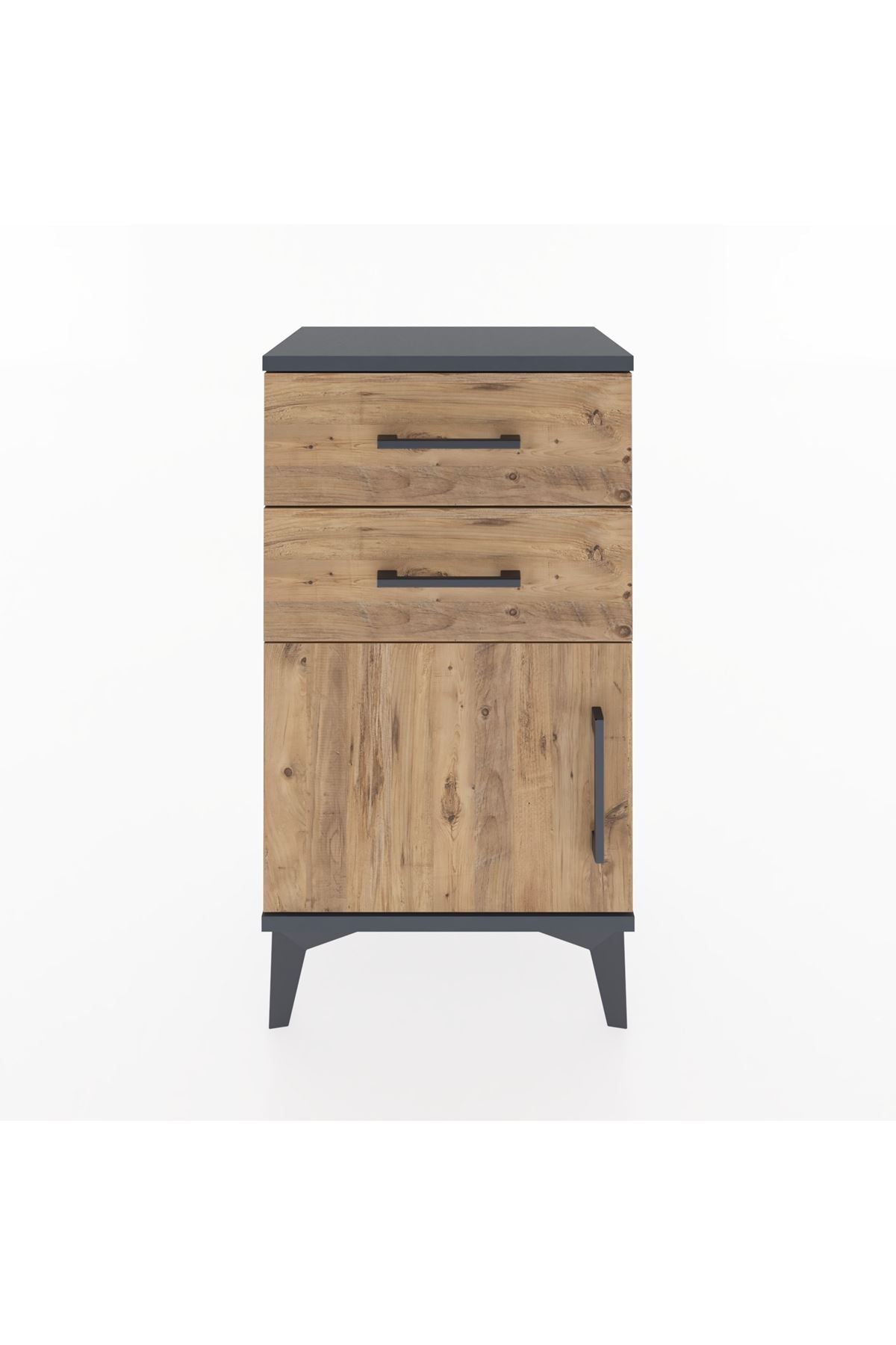 Arges Komodin 2 Raflı Tek Kapaklı 44x30x80 - S08M001V6A