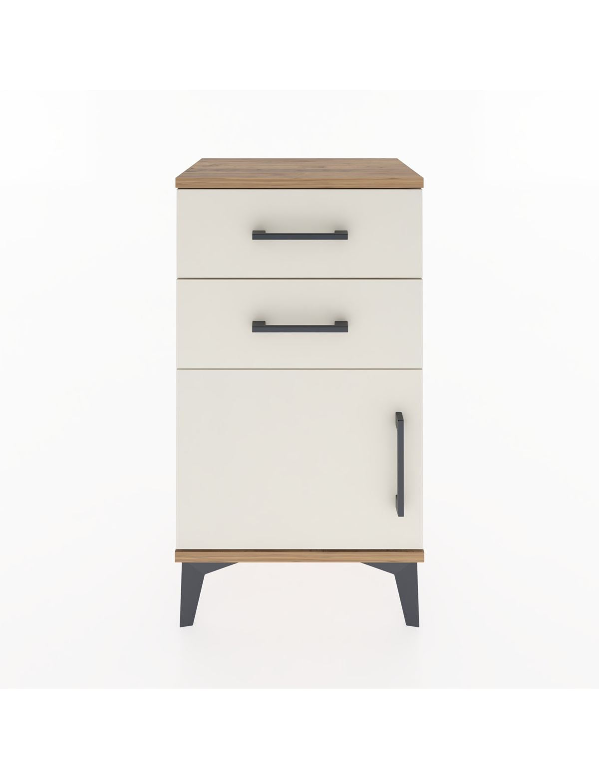 Arges Komodin 2 Raflı Tek Kapaklı 44x30x80 - S08M001V7A