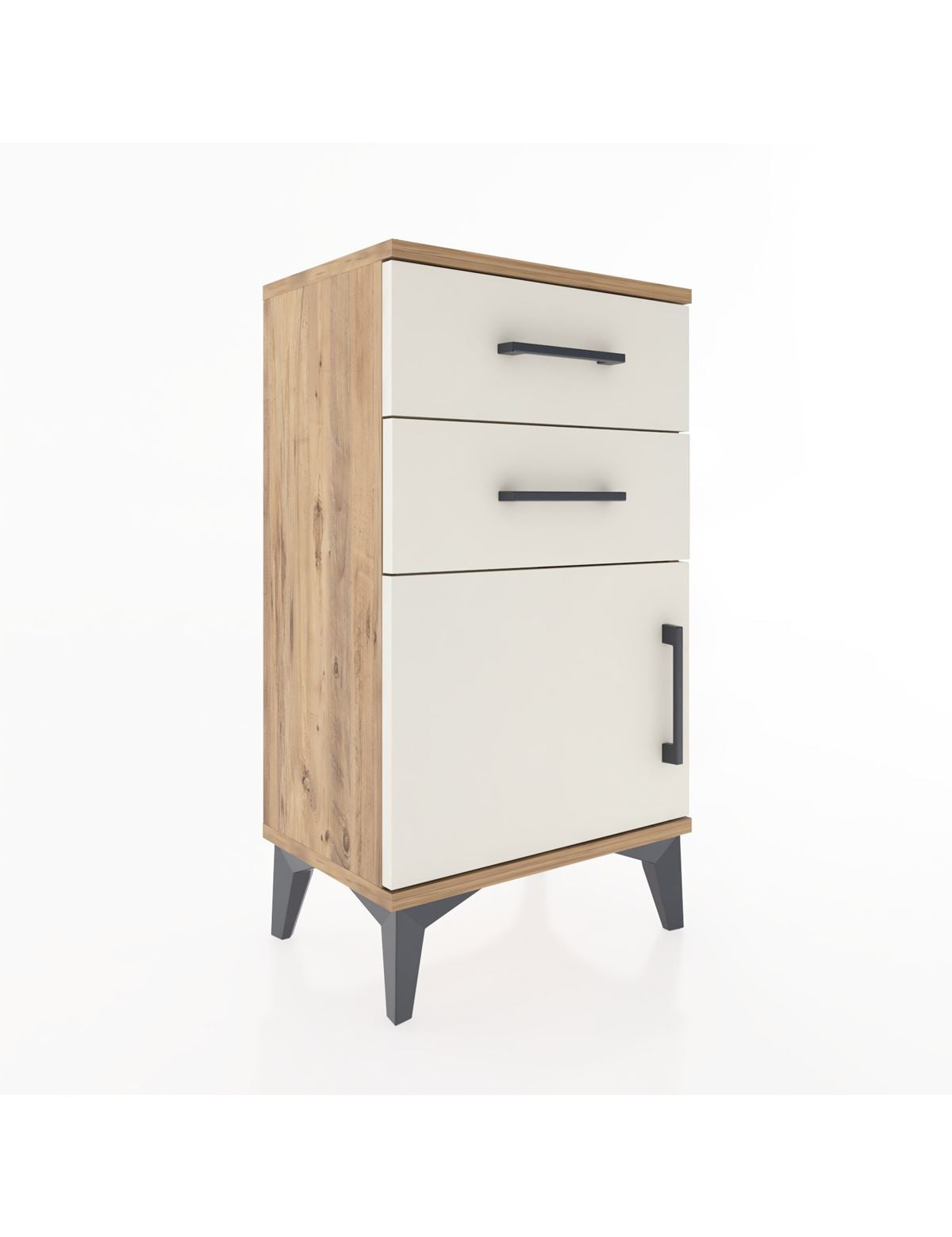 Arges Komodin 2 Raflı Tek Kapaklı 44x30x80 - S08M001V7A