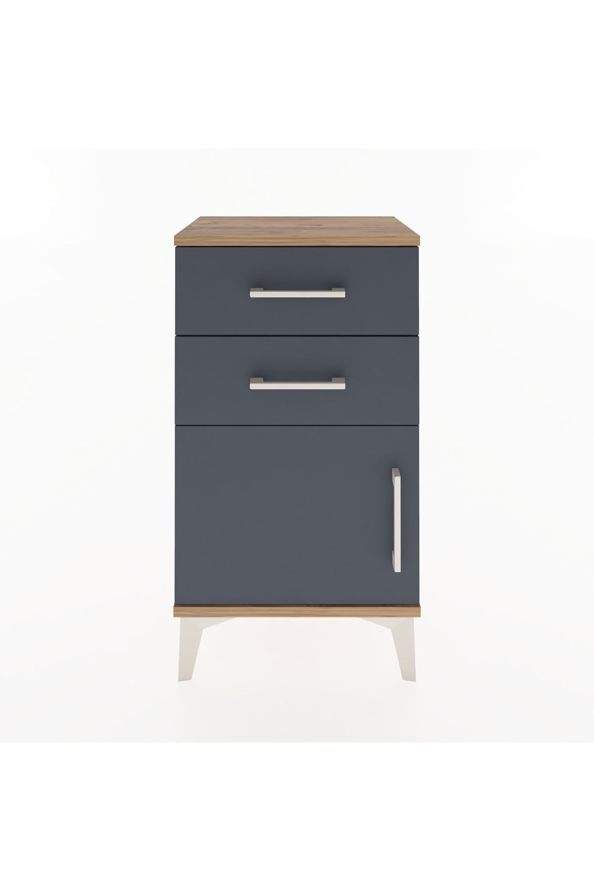 Arges Komodin 2 Raflı Tek Kapaklı 44x30x80 - S08M001V8A