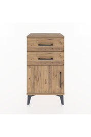 Arges Komodin 2 Raflı Tek Kapaklı 44x30x80 - S08M001V9A