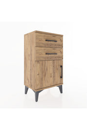 Arges Komodin 2 Raflı Tek Kapaklı 44x30x80 - S08M001V9A