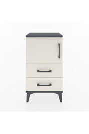 Arges Komodin 2 Raflı Tek Çekmeceli Tek Kapaklı 44x30x80 - S08M003V4A