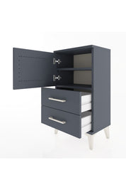 Arges Komodin 2 Raflı Tek Çekmeceli Tek Kapaklı 44x30x80 - S08M003V5A