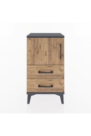 Arges Komodin 2 Raflı Tek Çekmeceli Tek Kapaklı 44x30x80 - S08M003V6A
