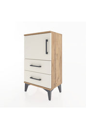 Arges Komodin 2 Raflı Tek Çekmeceli Tek Kapaklı 44x30x80 - S08M003V7A
