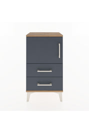 Arges Komodin 2 Raflı Tek Çekmeceli Tek Kapaklı 44x30x80 - S08M003V8A