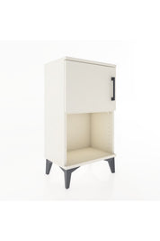 Arges Komodin 2 Raflı 2 Çekmeceli Tek Kapaklı 44x30x80 - S08M004V1A