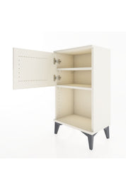 Arges Komodin 2 Raflı 2 Çekmeceli Tek Kapaklı 44x30x80 - S08M004V1A