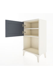 Arges Komodin 2 Raflı 2 Çekmeceli Tek Kapaklı 44x30x80 - S08M004V2A