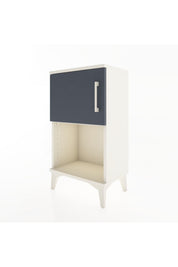 Arges Komodin 2 Raflı 2 Çekmeceli Tek Kapaklı 44x30x80 - S08M004V2A
