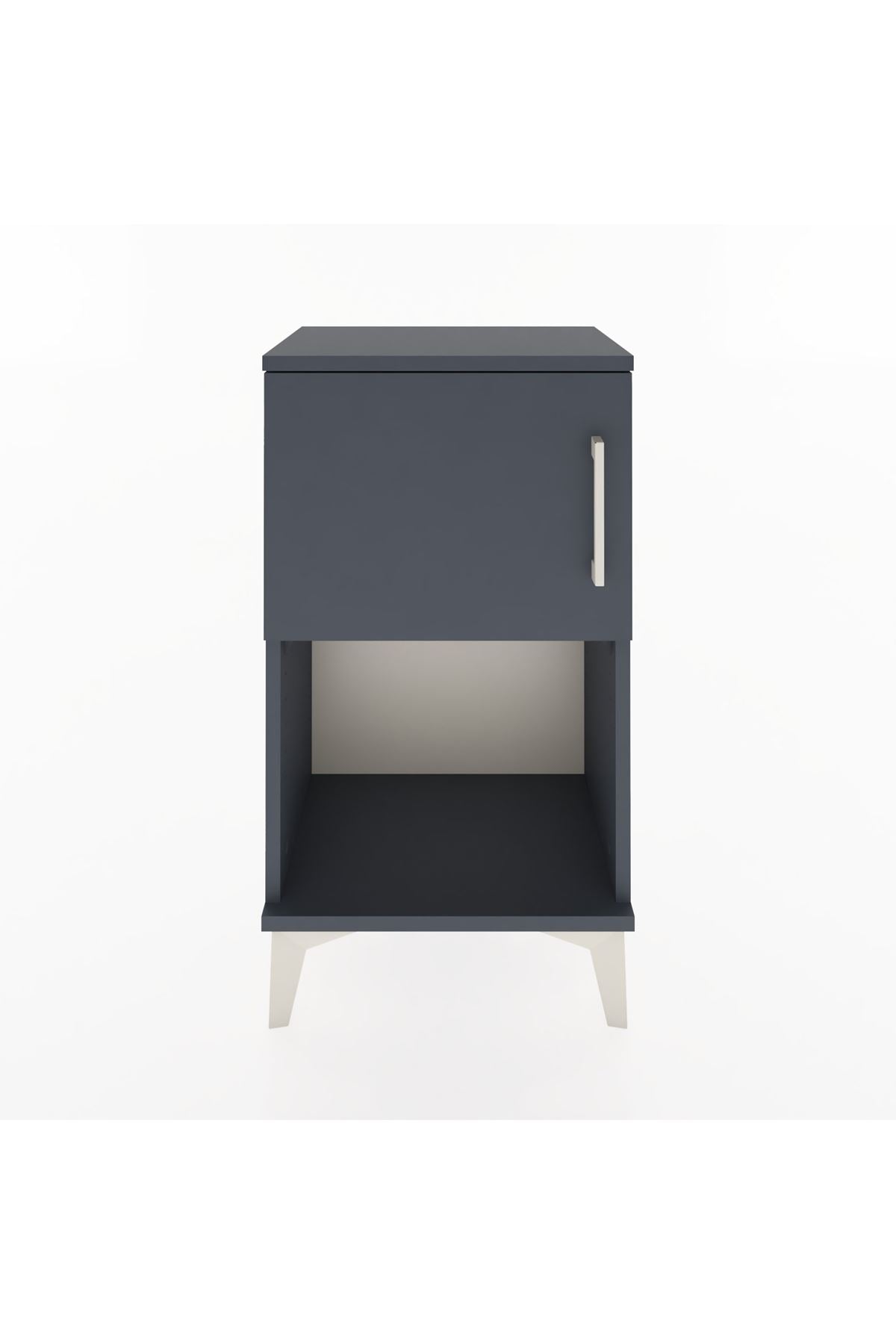 Arges Komodin 2 Raflı 2 Çekmeceli Tek Kapaklı 44x30x80 - S08M004V5A