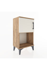 Arges Komodin 2 Raflı 2 Çekmeceli Tek Kapaklı 44x30x80 - S08M004V7A