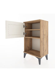 Arges Komodin 2 Raflı 2 Çekmeceli Tek Kapaklı 44x30x80 - S08M004V7A