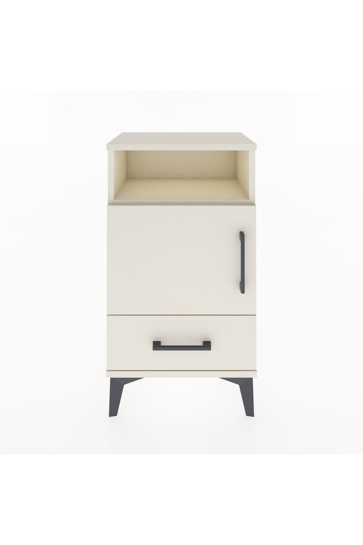 Arges Komodin 2 Raflı Tek Kapaklı 44x30x80 - S08M005V1A