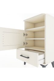 Arges Komodin 2 Raflı Tek Kapaklı 44x30x80 - S08M005V1A