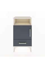 Arges Komodin 2 Raflı Tek Kapaklı 44x30x80