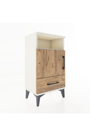 Arges Komodin 2 Raflı Tek Kapaklı 44x30x80 - S08M005V3A
