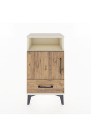 Arges Komodin 2 Raflı Tek Kapaklı 44x30x80 - S08M005V3A