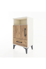 Arges Komodin 2 Raflı Tek Kapaklı 44x30x80 - S08M005V3A