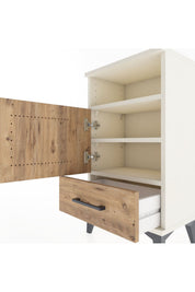 Arges Komodin 2 Raflı Tek Kapaklı 44x30x80 - S08M005V3A