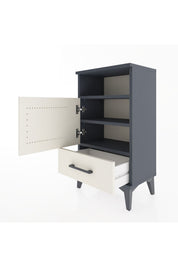 Arges Komodin 2 Raflı Tek Kapaklı 44x30x80 - S08M005V4A