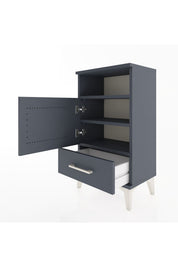 Arges Komodin 2 Raflı Tek Kapaklı 44x30x80 - S08M005V5A