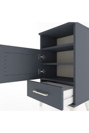 Arges Komodin 2 Raflı Tek Kapaklı 44x30x80 - S08M005V5A